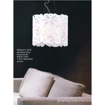 Newly Acrylic White Flower Decorative Hanging Lamp Pendant Lamp (MD9021L-W)